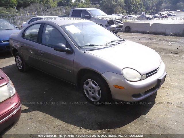 1B3ES46C61D100723 - 2001 DODGE NEON SE/ES GOLD photo 1