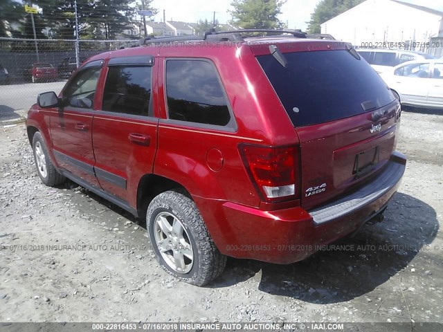 1J4GR48K76C147922 - 2006 JEEP GRAND CHEROKEE LAREDO/COLUMBIA/FREEDOM 红色 照片 3