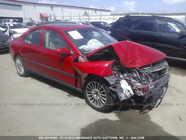 YV1RS58D312012598 - 2001 VOLVO S60 2.4T RED photo 1