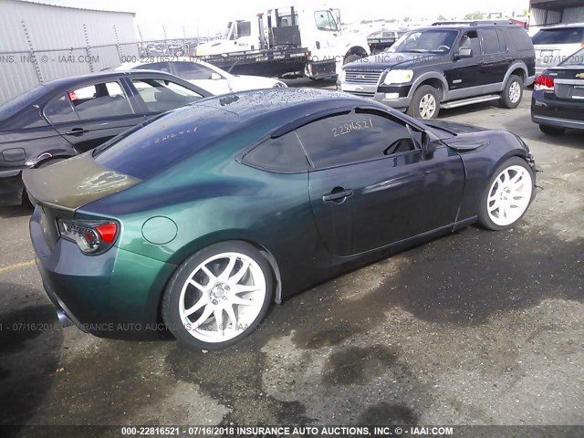 JF1ZNAA15D1710782 - 2013 TOYOTA SCION FR-S PURPLE photo 4