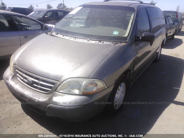 2FMZA5141XBC64853 - 1999 FORD WINDSTAR LX GOLD photo 2