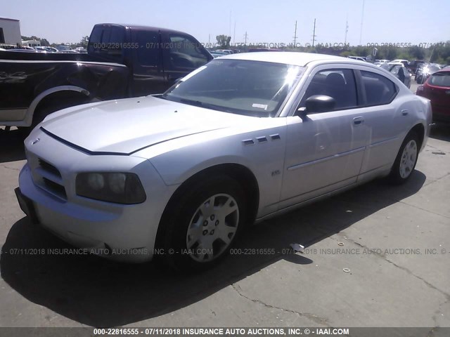 2B3KA43GX6H528222 - 2006 DODGE CHARGER SE/SXT SILVER photo 2