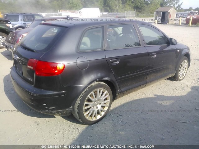 WAUNF78PX7A075384 - 2007 AUDI A3 2.0 PREMIUM GRAY photo 4