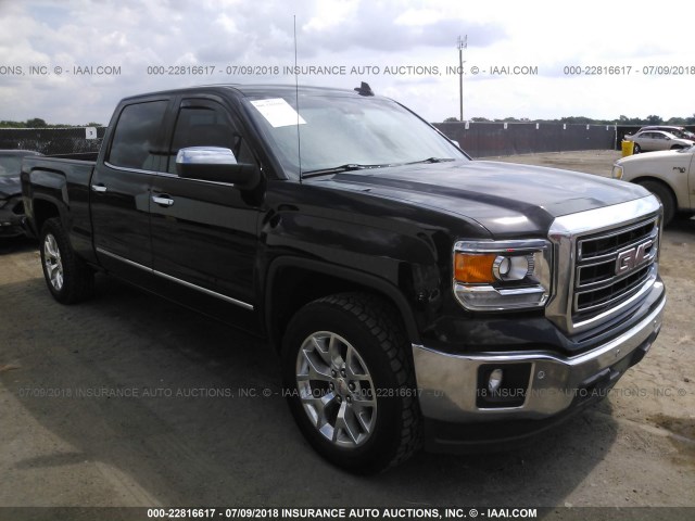 3GTU2VEC9FG214369 - 2015 GMC SIERRA K1500 SLT BLACK photo 1