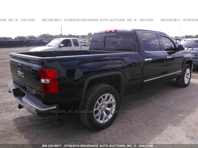 3GTU2VEC9FG214369 - 2015 GMC SIERRA K1500 SLT BLACK photo 4