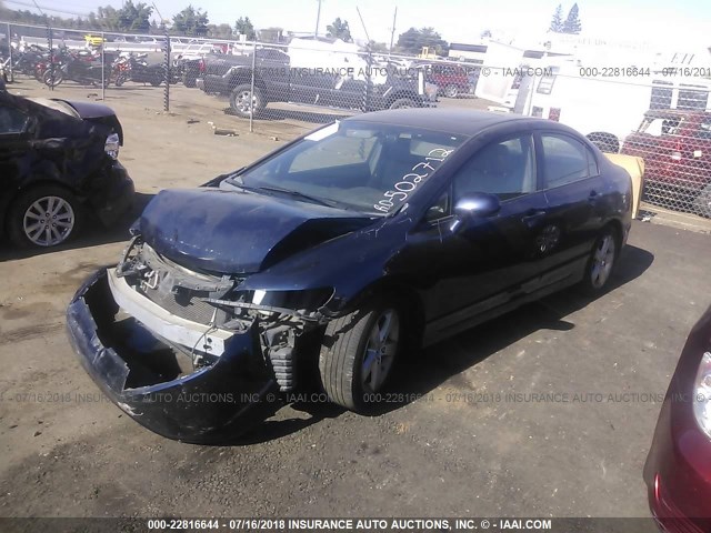 2HGFA16978H502712 - 2008 HONDA CIVIC EXL 蓝色 照片 2