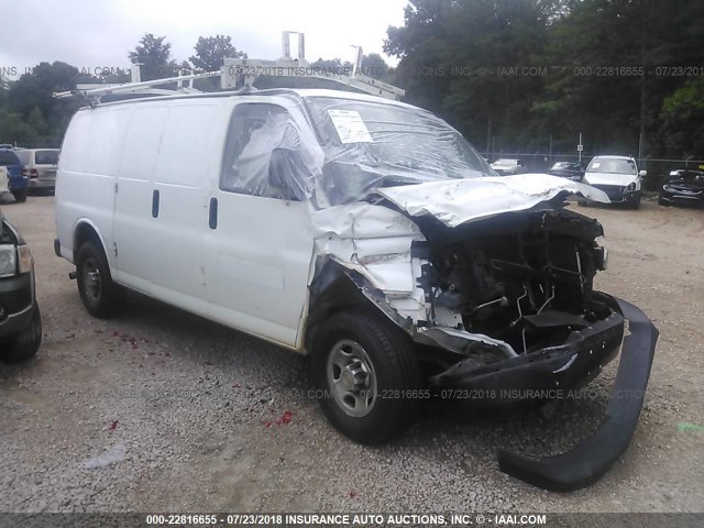 1GCWGFBA4D1143340 - 2013 CHEVROLET EXPRESS G2500  WHITE photo 1