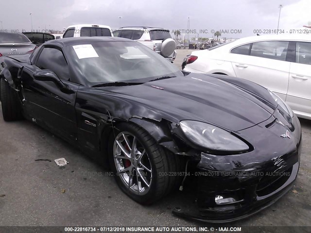 1G1YK2DE8A5100410 - 2010 CHEVROLET CORVETTE Z06 BLACK photo 6