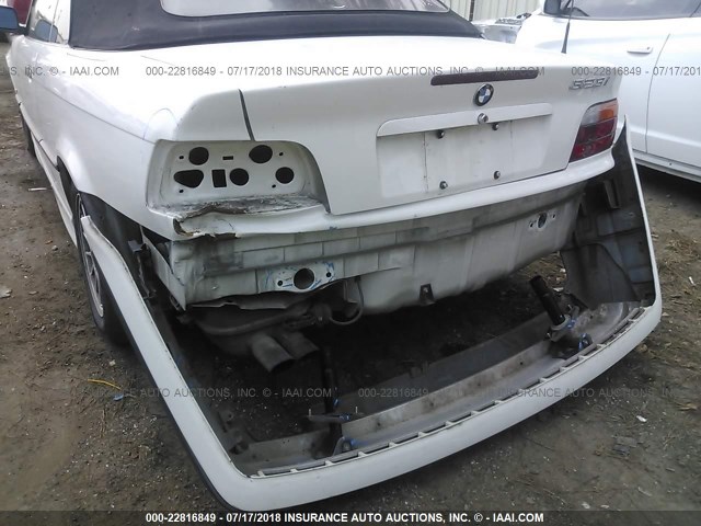 WBABJ7326WEA15058 - 1998 BMW 323 IC WHITE photo 6