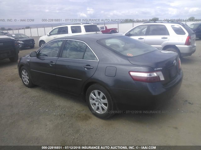 4T1BB46KX9U085434 - 2009 TOYOTA CAMRY HYBRID GRAY photo 3