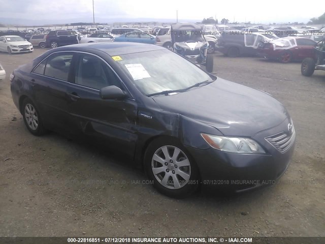 4T1BB46KX9U085434 - 2009 TOYOTA CAMRY HYBRID GRAY photo 6