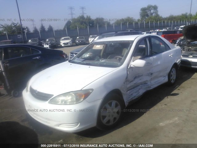 4T1BE32K92U012651 - 2002 TOYOTA CAMRY LE/XLE/SE 白色 照片 2