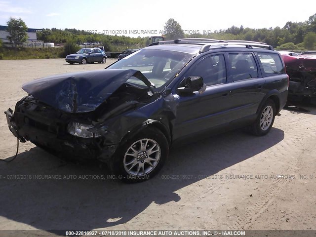 YV4SZ592971264044 - 2007 VOLVO XC70 BLUE photo 2