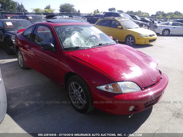 1G1JH12F727412309 - 2002 CHEVROLET CAVALIER LS SPORT RED photo 1