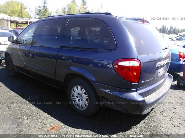 2A4GP44R46R659931 - 2006 CHRYSLER TOWN & COUNTRY LX BLUE photo 3