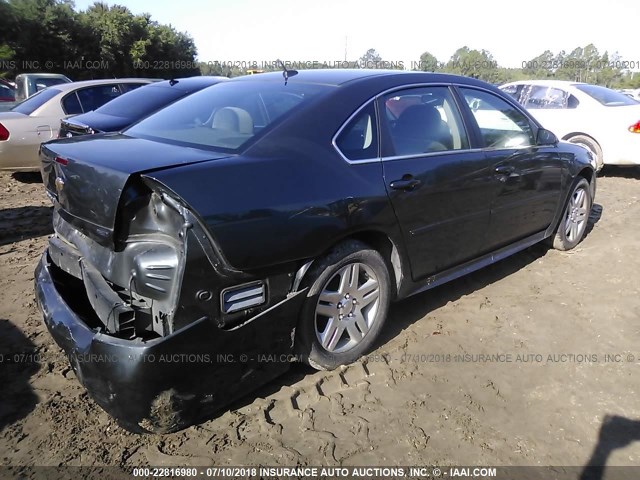 2G1WB5E32G1180657 - 2016 CHEVROLET IMPALA LIMITED LT GRAY photo 4