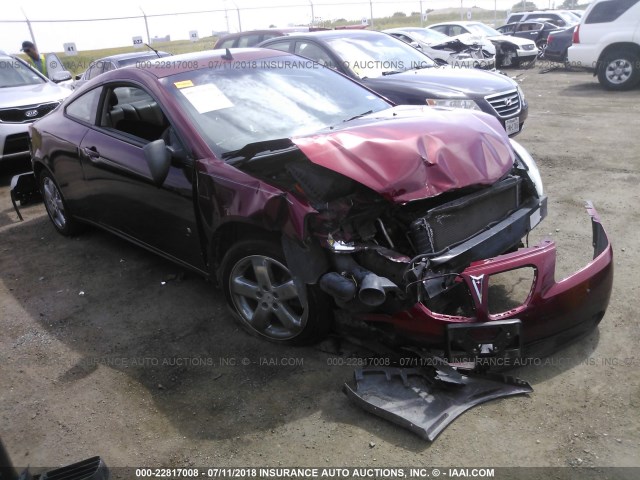 1G2ZH17N294173892 - 2009 PONTIAC G6 GT 红色 照片 1