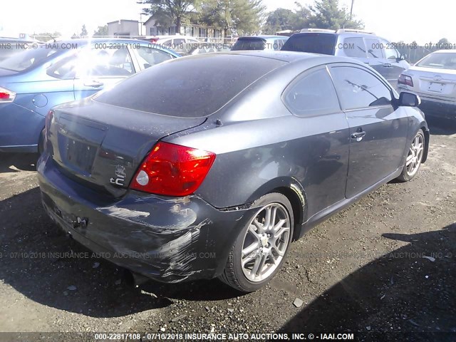 JTKDE177460142672 - 2006 TOYOTA SCION TC GRAY photo 4