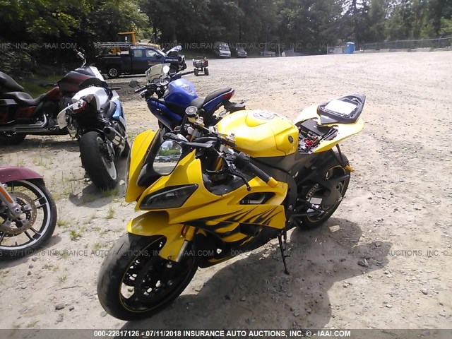 JYARJ16E68A008540 - 2008 YAMAHA YZFR6 YELLOW photo 2