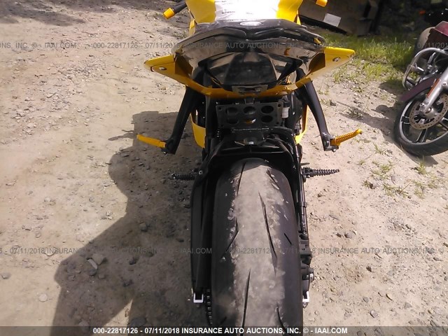 JYARJ16E68A008540 - 2008 YAMAHA YZFR6 YELLOW photo 6