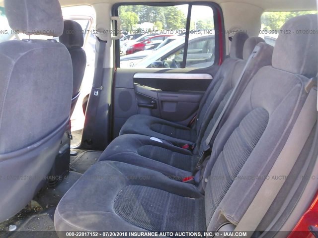 1FMZU73K73UC34016 - 2003 FORD EXPLORER XLT/XLT SPORT/NBX 红色 照片 8