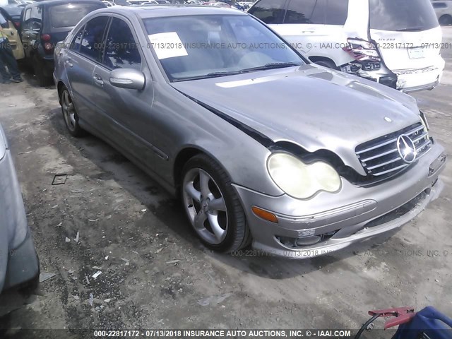 WDBRF52H76A848304 - 2006 MERCEDES-BENZ C GENERATION 2006 230 GRAY photo 1