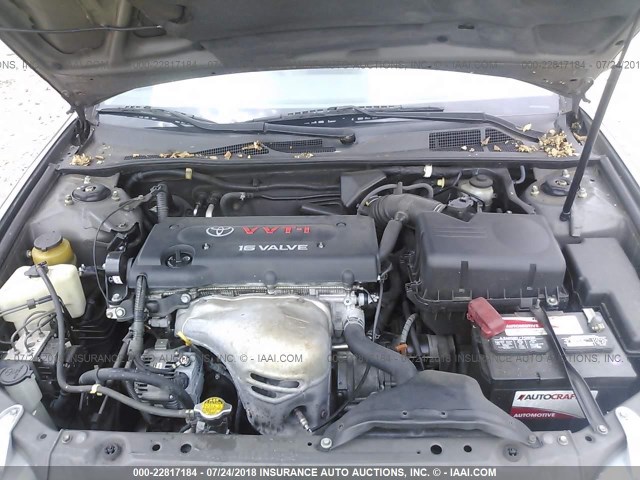 4T1BE30K22U585250 - 2002 TOYOTA CAMRY LE/XLE/SE Gümüş foto 10