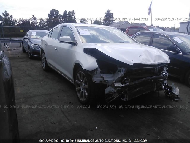 1G4GJ5E3XCF250418 - 2012 BUICK LACROSSE TOURING WHITE photo 1