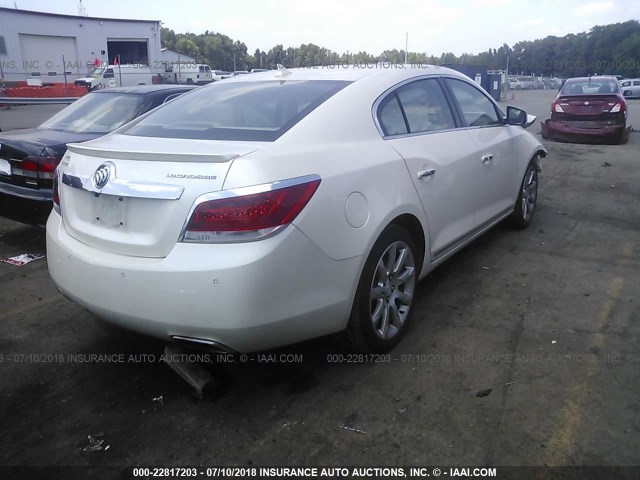 1G4GJ5E3XCF250418 - 2012 BUICK LACROSSE TOURING WHITE photo 4