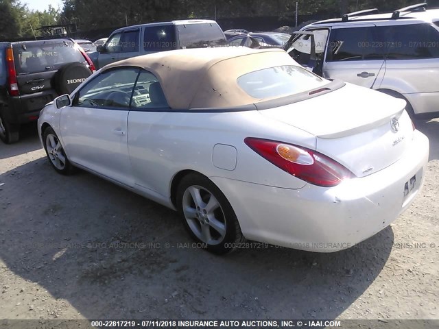 4T1FA38P66U065278 - 2006 TOYOTA CAMRY SOLARA SE/SLE WHITE photo 3