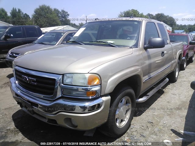 2GTEK19T641264305 - 2004 GMC NEW SIERRA K1500 BEIGE photo 2