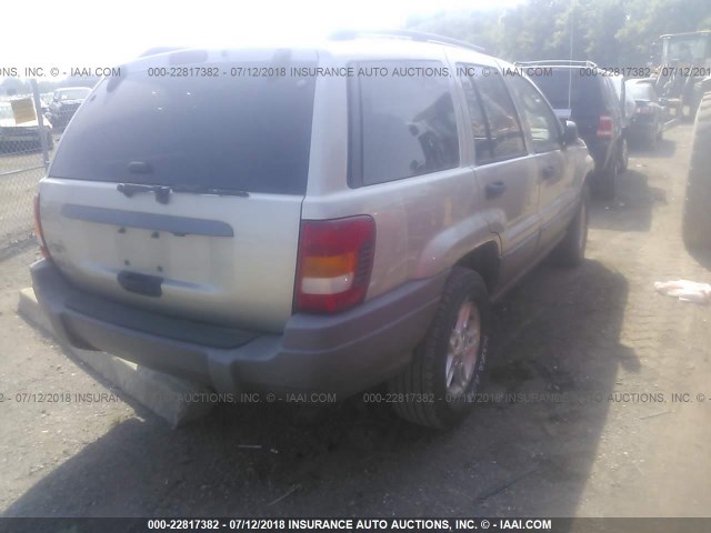 1J4GW48S04C347868 - 2004 JEEP GRAND CHEROKEE LAREDO/COLUMBIA/FREEDOM 金色 照片 4