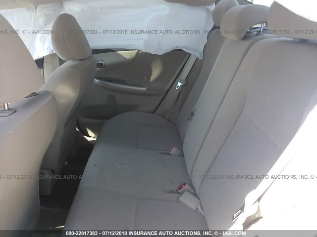 JTDBU4EE5B9154744 - 2011 TOYOTA COROLLA S/LE GOLD photo 8