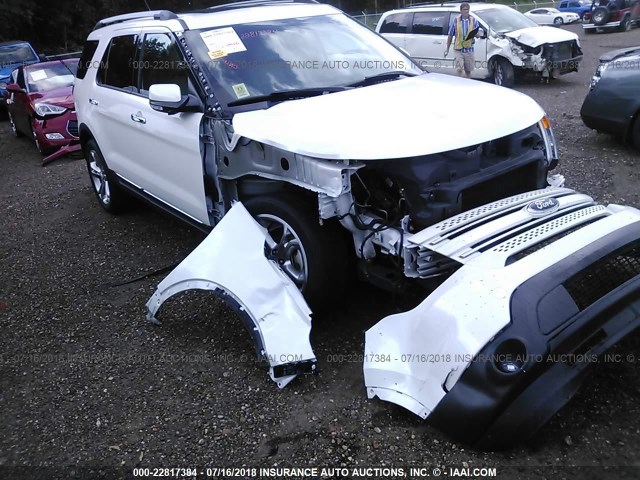 1FM5K7F8XDGB32035 - 2013 FORD EXPLORER LIMITED თეთრი ფოტო 6