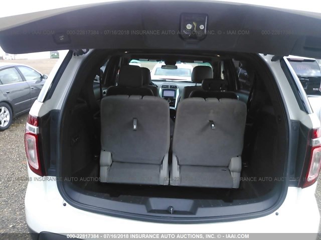 1FM5K7F8XDGB32035 - 2013 FORD EXPLORER LIMITED თეთრი ფოტო 8