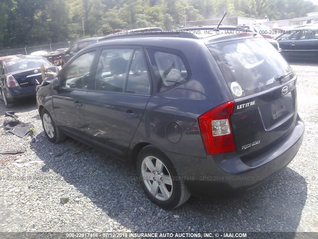 KNAFG526077101560 - 2007 KIA RONDO LX/EX GRAY photo 3