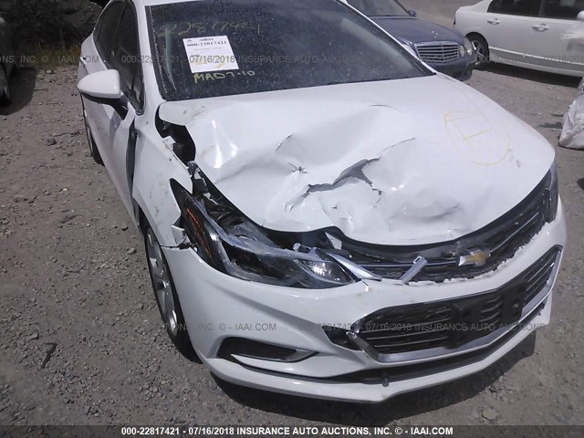 1G1BF5SM2H7268399 - 2017 CHEVROLET CRUZE PREMIER WHITE photo 6