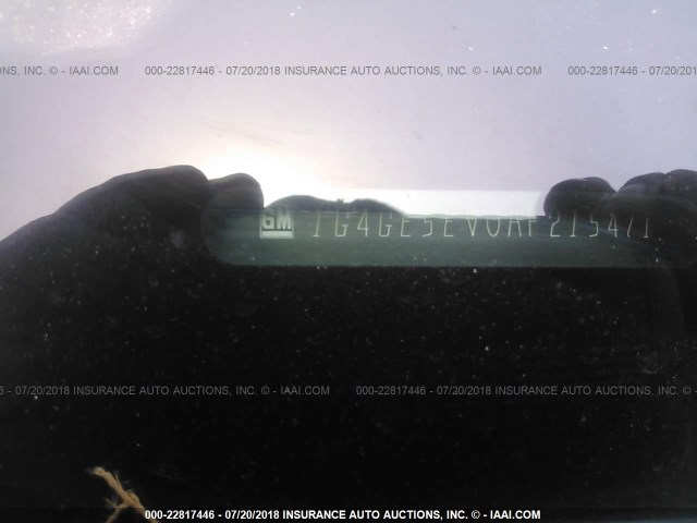 1G4GE5EV0AF215471 - 2010 BUICK LACROSSE CXS WHITE photo 9