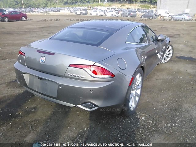 YH4K14AA4CA000494 - 2012 FISKER AUTOMOTIVE KARMA SPORT BROWN photo 4