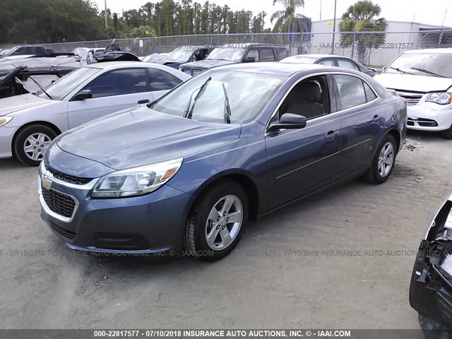 1G11B5SL6EF185025 - 2014 CHEVROLET MALIBU LS ლურჯი ფოტო 2