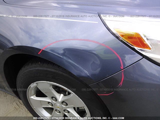 1G11B5SL6EF185025 - 2014 CHEVROLET MALIBU LS ლურჯი ფოტო 6
