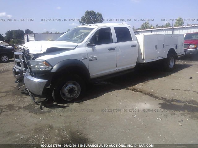 3C7WRLFJ3FG595080 - 2015 RAM 4500 WHITE photo 2