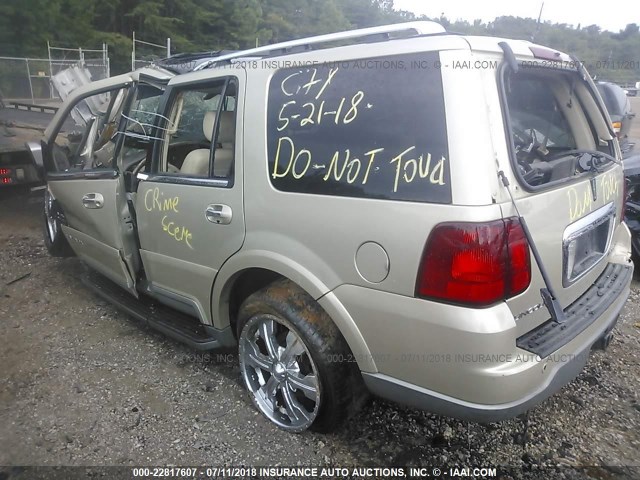 5LMFU28R94LJ23368 - 2004 LINCOLN NAVIGATOR თაფლისფერი ფოტო 3