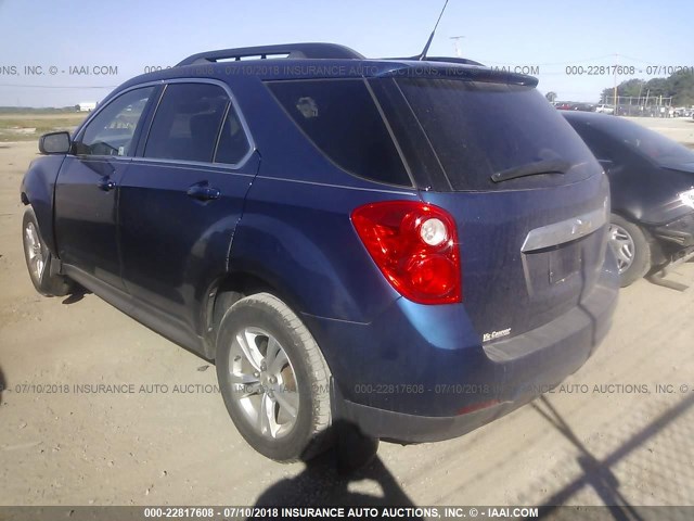 2CNALDEW6A6336188 - 2010 CHEVROLET EQUINOX LT Dark Blue photo 3