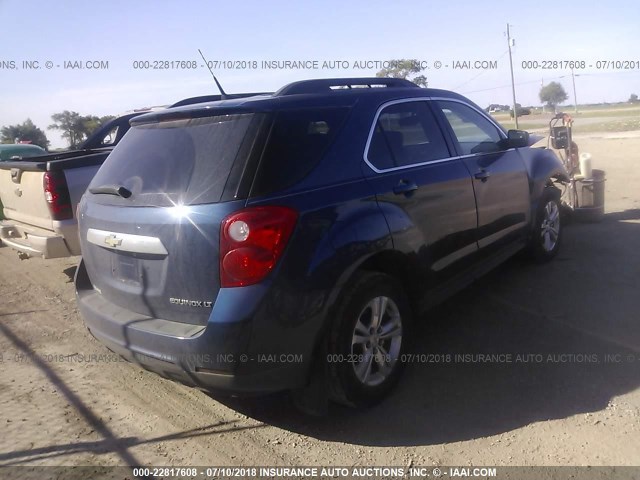 2CNALDEW6A6336188 - 2010 CHEVROLET EQUINOX LT Dark Blue photo 4