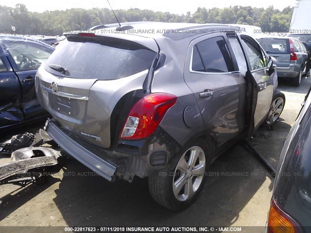 KL4CJFSBXFB187413 - 2015 BUICK ENCORE CONVENIENCE 棕色 照片 4