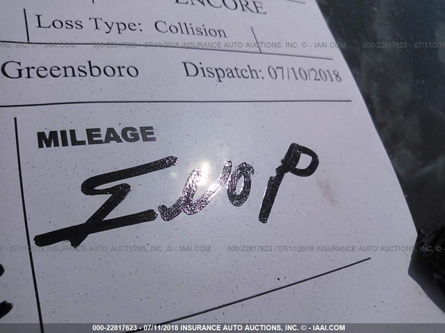 KL4CJFSBXFB187413 - 2015 BUICK ENCORE CONVENIENCE 棕色 照片 7