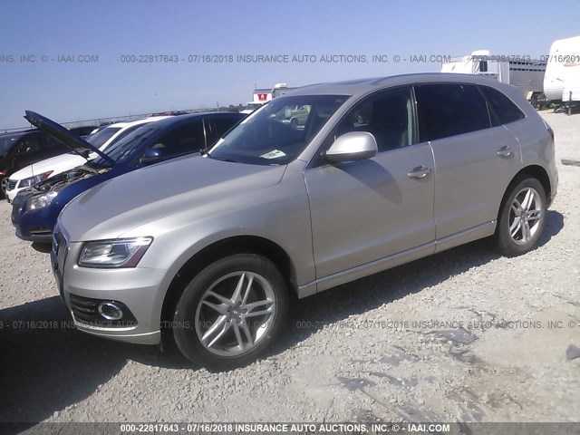 WA1LFAFP6FA049836 - 2015 AUDI Q5 PREMIUM PLUS GRAY photo 2