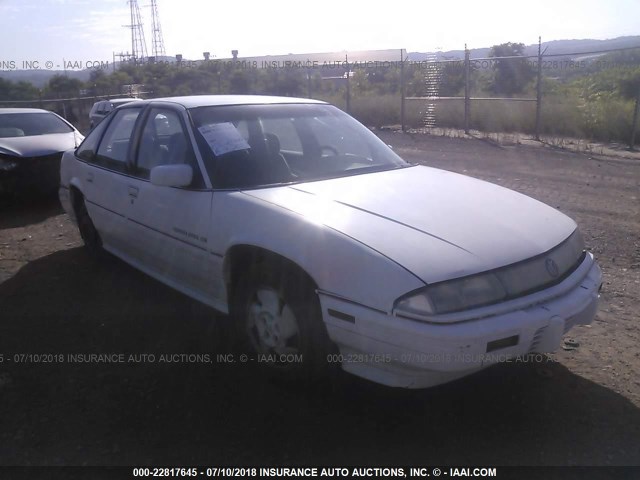 1G2WJ54T5NF237035 - 1992 PONTIAC GRAND PRIX SE WHITE photo 1