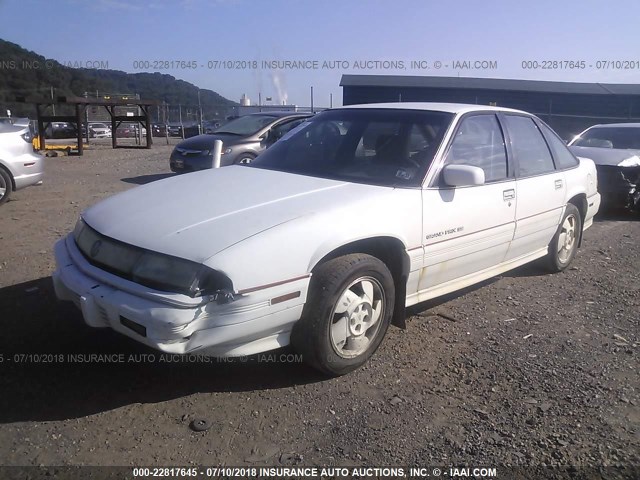 1G2WJ54T5NF237035 - 1992 PONTIAC GRAND PRIX SE 白色 照片 2